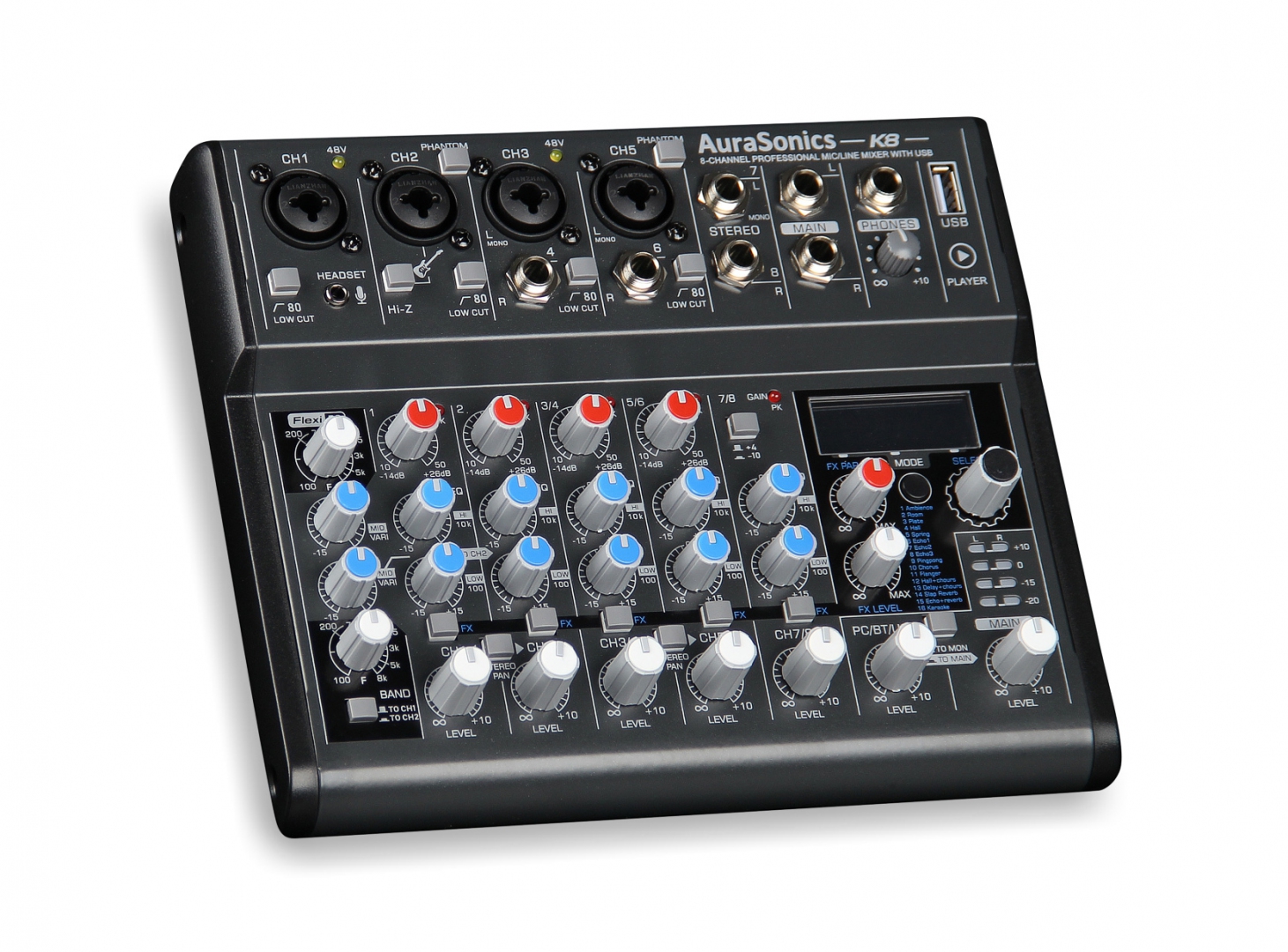 AuraSonics K8 компактный микшерный пульт в Рыбинске