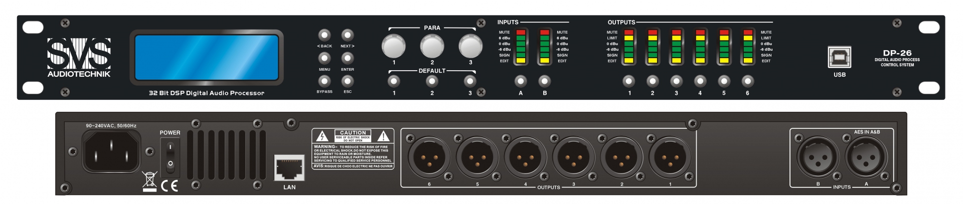 SVS Audiotechnik DP-26 Цифровой процессор: 2 входа 6 выходов в Рыбинске