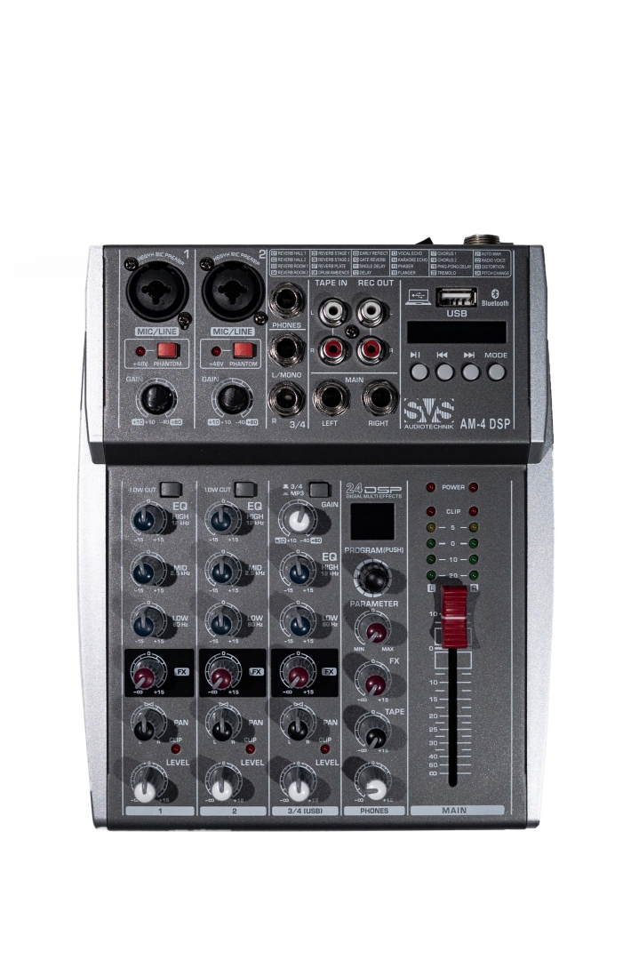 SVS Audiotechnik mixers AM-4 DSP Аналоговый микшерный пульт, 4-канала в Рыбинске