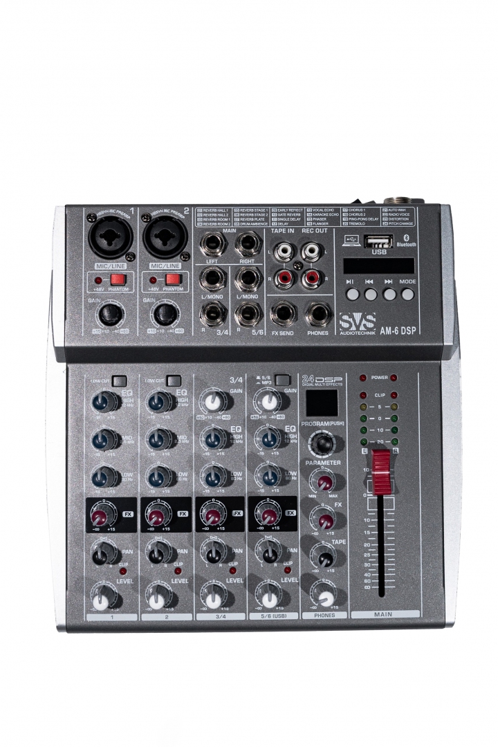 SVS Audiotechnik mixers AM-6 DSP Микшерный пульт аналоговый, 6-канальный SVS Audiotechnik mixers в Рыбинске