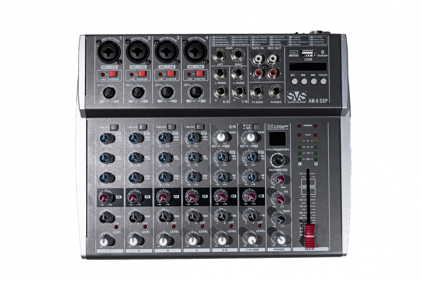 SVS Audiotechnik mixers AM-8 DSP Микшерный пульт аналоговый, 8-канальный в Рыбинске